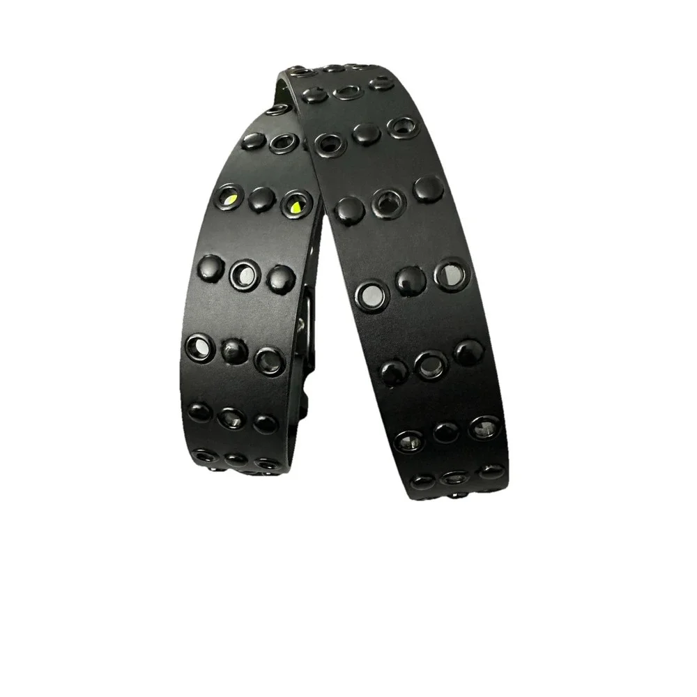 DC Shoes Men's Skate Black  Bonded Leather Belt - BTAN4LKDCABW07 Size 38 New‎